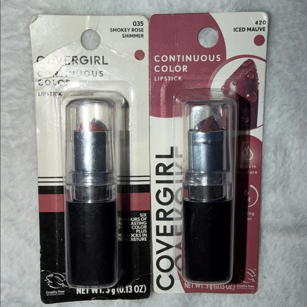 5 COVERGIRL Continuous Color Lipsticks